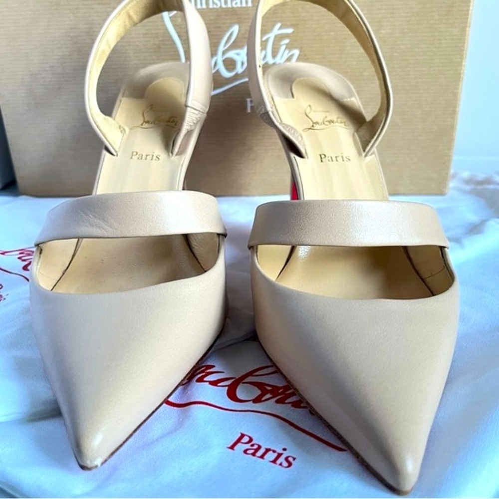 Christian Louboutin Actina 85 Nappa Slingback Pump - Picture 13 of 16